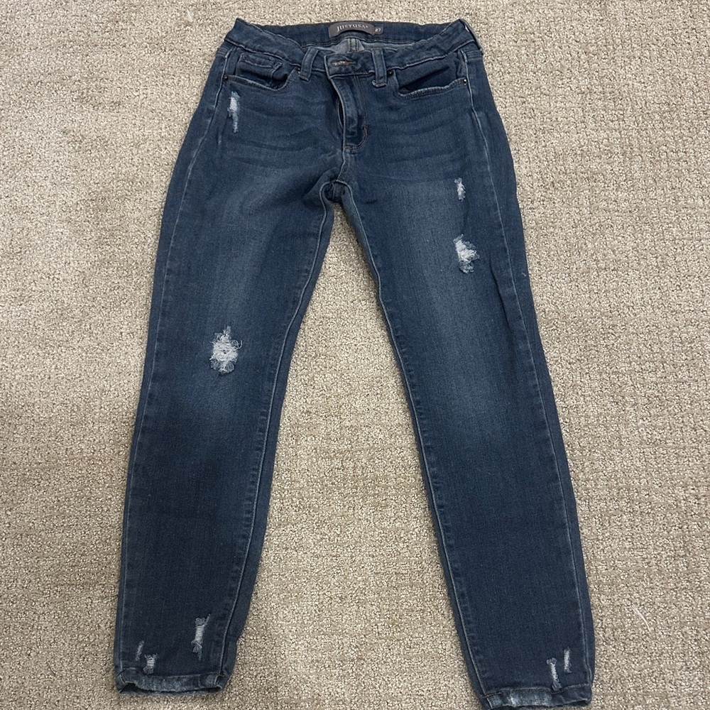 Just USA Distressed Blue Jeans